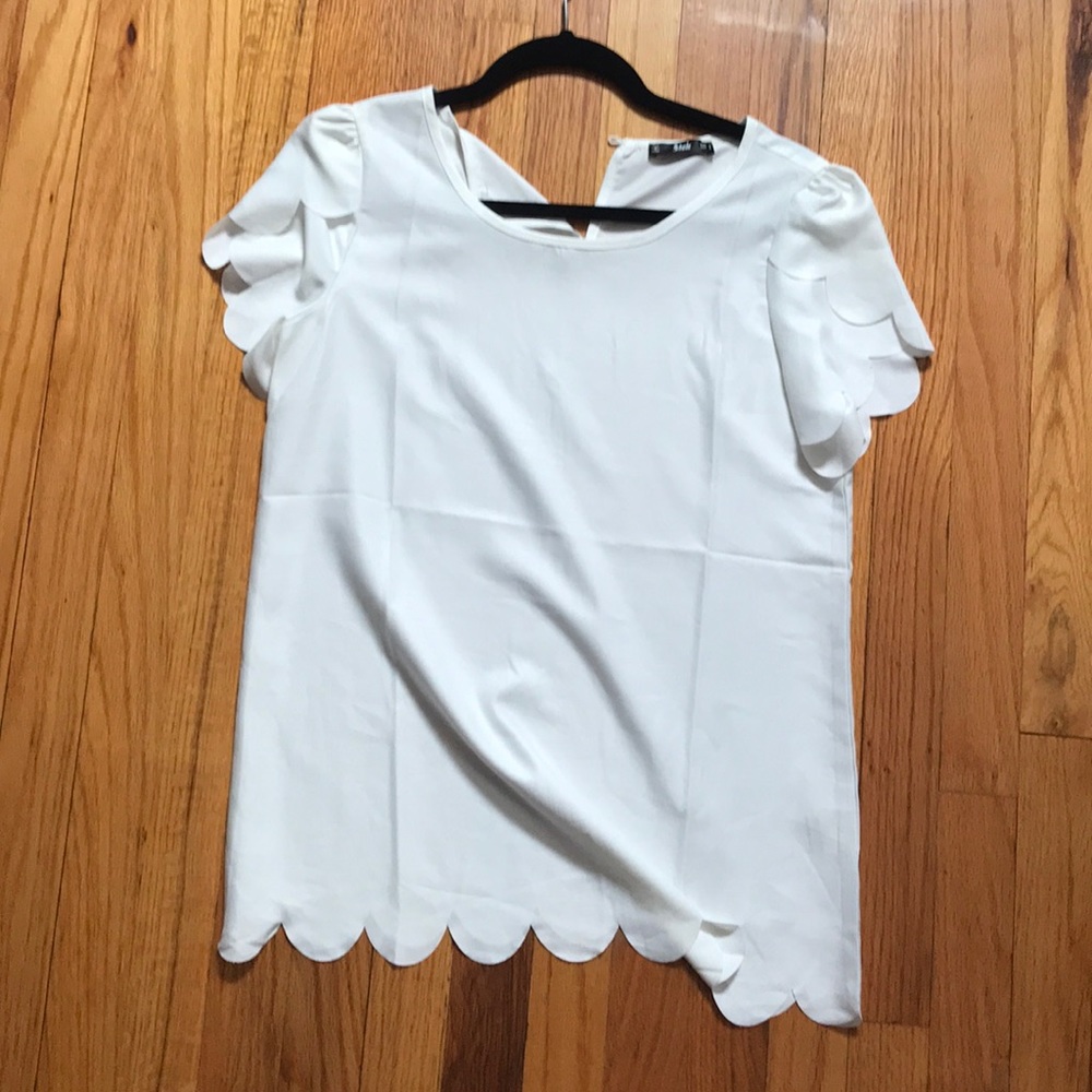 Never worn white blouse